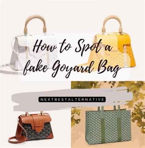 goyard tas replica|how to authenticate goyard.